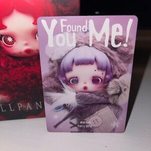 SKULL PANDA YOU FOUND ME PLUSH DOLL PENDANT RATTY BEAR